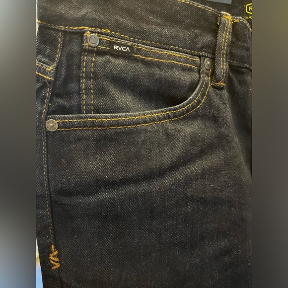 RVCA Americana Day Shift Relaxed Fit Denim Jeans 32 - Picture 10 of 16